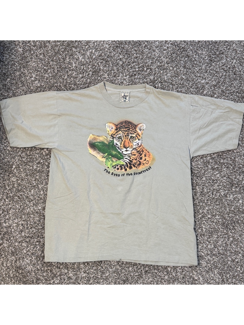 Vintage Jaguar Rainforest T-Shirt XL USA